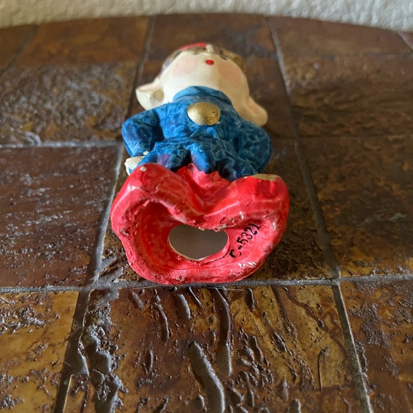 Vintage hand painted gnome - Picture 3 of 7